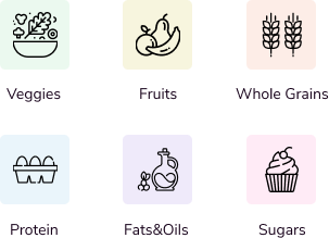 veggie and fruit icons